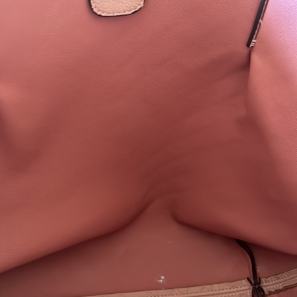 Steve Madden Faux Leather tote Bag light pastel pink - Picture 9 of 10